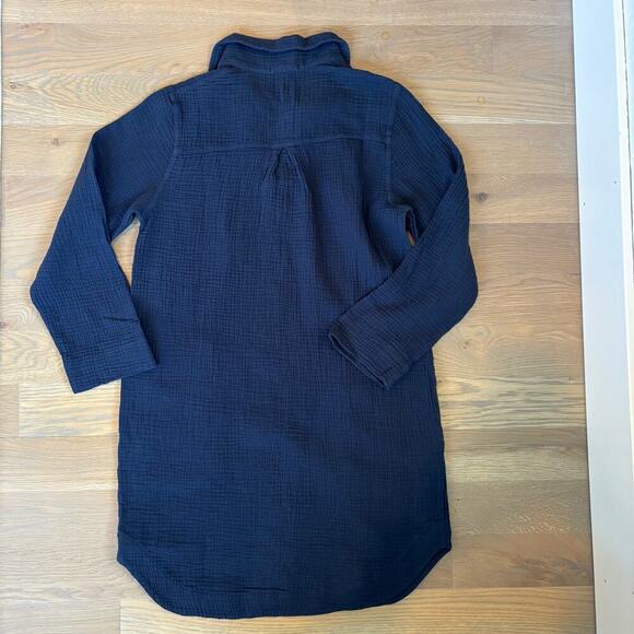 NWT Anthropologie Sundry Cotton Gauze Long Sleeve Mini Dress - Picture 3 of 7